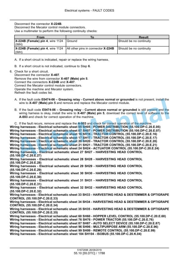New Holland Extra High Capacity, 9090X, 9090X Olive, 9090X Side Conveyor Tier 3 Grape Harvester Service Manual 51672696 5 New Holland Extra High Capacity, 9090X, 9090X Olive, 9090X Side Conveyor Tier 3 Grape Harvester Service Manual 51672696 - Image 5