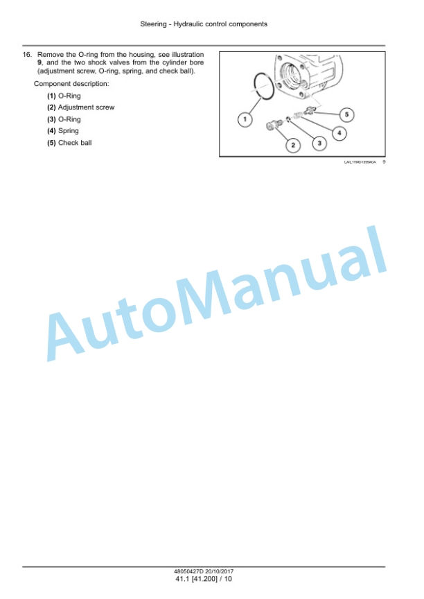 New Holland F140B VHP, F170B VHP, F200B VHP Motor Grader Service Manual 48050427D 3 New Holland F140B VHP, F170B VHP, F200B VHP Motor Grader Service Manual 48050427D - Image 3