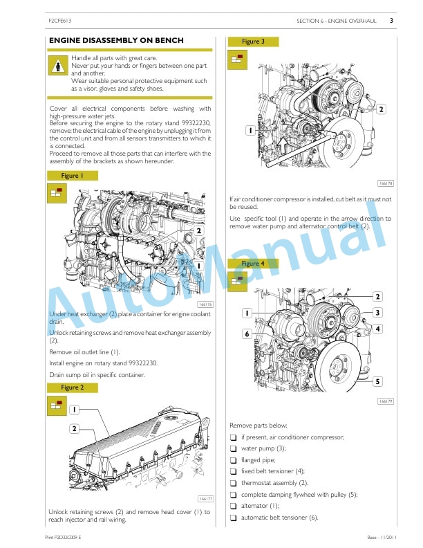 New Holland F2CFE613, F3BFE613 Tier 4i C Series Engine Repair Manual P2D32C009E 2 New Holland F2CFE613, F3BFE613 Tier 4i C Series Engine Repair Manual P2D32C009E-2