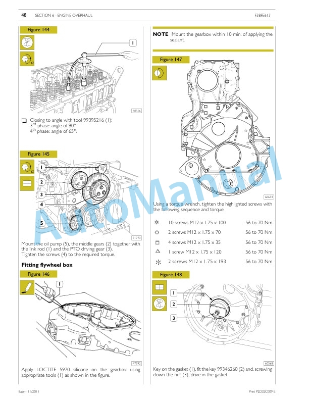 New Holland F2CFE613, F3BFE613 Tier 4i C Series Engine Repair Manual P2D32C009E 4 New Holland F2CFE613, F3BFE613 Tier 4i C Series Engine Repair Manual P2D32C009E-4