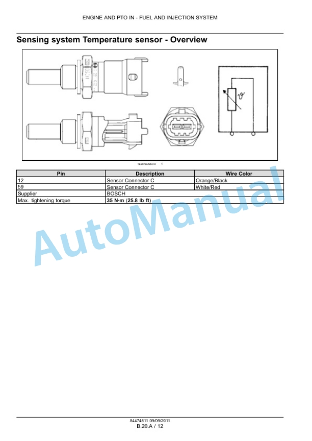 New Holland F3DE3684A-E001, F3DE3684A-E002, F3DE3684B-E001, F3DE3684B-E002, F3DFA613A-E001, F3DFA613A-E002, F3DFA613B Service Manual 84474511 4 New Holland F3DE3684A-E001, F3DE3684A-E002, F3DE3684B-E001, F3DE3684B-E002, F3DFA613A-E001, F3DFA613A-E002, F3DFA613B Service Manual 84474511 - Image 4