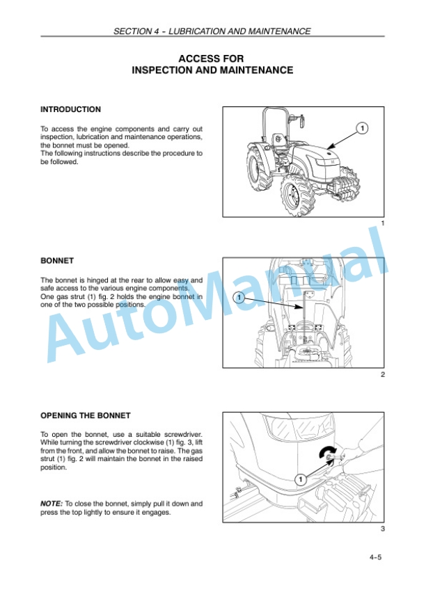 New Holland F480 Tractor Operation and Maintenance Manual 84409819 4 New Holland F480 Tractor Operation and Maintenance Manual 84409819 - Image 4
