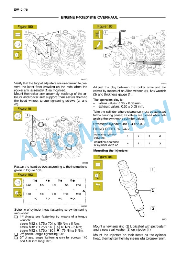 New Holland F4GE0484E, F4GE0684F, F4HE0684J, F4AE0684K, F4AE0684L Engine Repair Manual 60413639 3 New Holland F4GE0484E, F4GE0684F, F4HE0684J, F4AE0684K, F4AE0684L Engine Repair Manual 60413639-3
