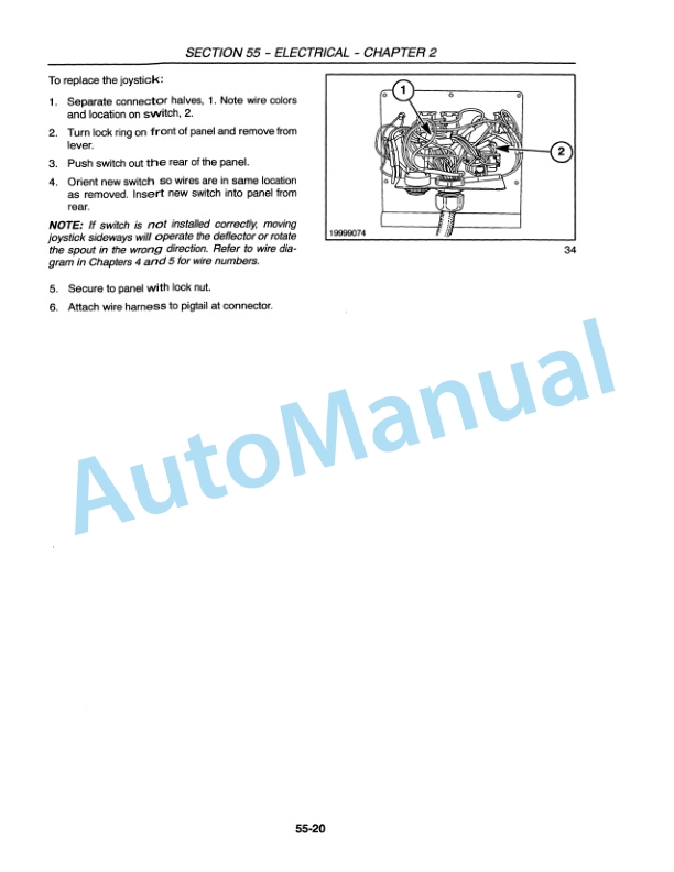 New Holland FP230, FP240 Forage Harvester Repair Manual 86900644 2 New Holland FP230, FP240 Forage Harvester Repair Manual 86900644-2