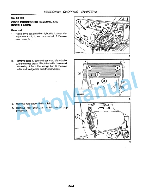 New Holland FP230, FP240 Forage Harvester Repair Manual 86900644 5 New Holland FP230, FP240 Forage Harvester Repair Manual 86900644-5