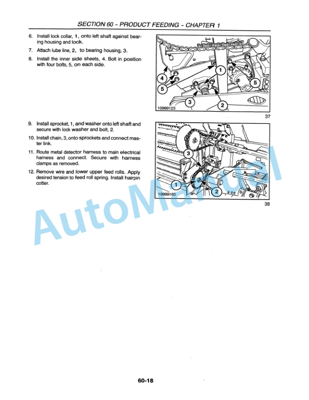 New Holland FP230, FP240 Forage Harvester Repair Manual 86900645 5 New Holland FP230, FP240 Forage Harvester Repair Manual 86900645-5