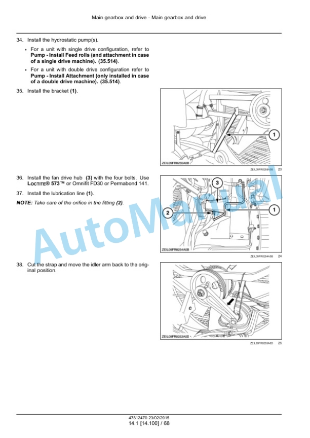 New Holland FR450, FR500, FR600, FR700, FR850 Forage Harvester Service Manual 47849552 4 New Holland FR450, FR500, FR600, FR700, FR850 Forage Harvester Service Manual 47849552 - Image 4