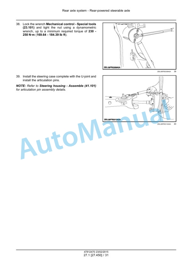 New Holland FR450, FR500, FR600, FR700, FR850 Forage Harvester Service Manual 47849553 3 New Holland FR450, FR500, FR600, FR700, FR850 Forage Harvester Service Manual 47849553 - Image 3