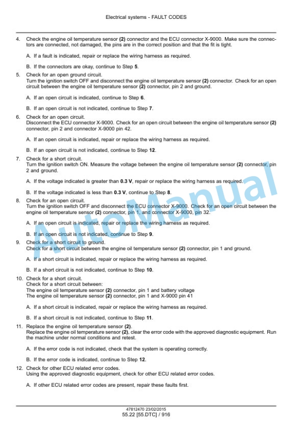 New Holland FR450, FR500, FR600, FR700, FR850 Forage Harvester Service Manual 47849562 4 New Holland FR450, FR500, FR600, FR700, FR850 Forage Harvester Service Manual 47849562-4