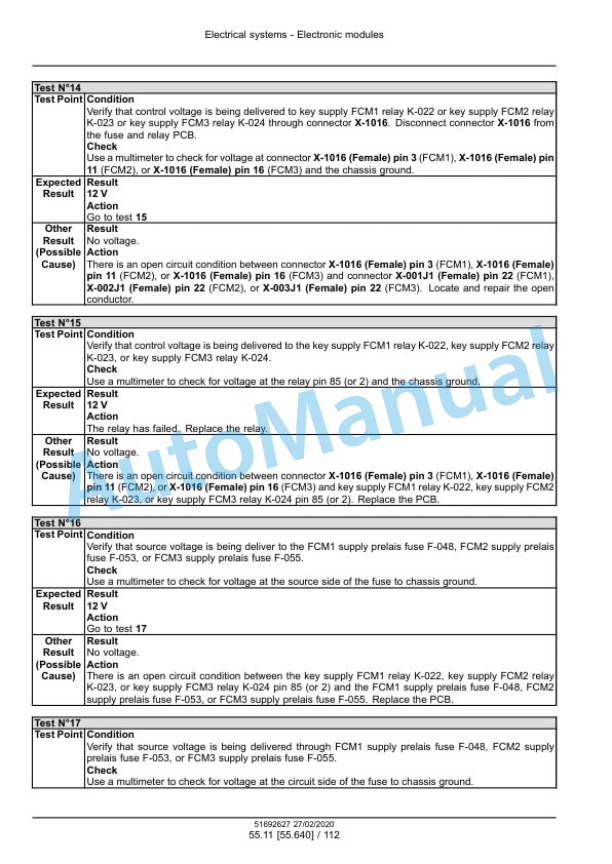 New Holland FR480, FR550, FR650, FR780, FR920 Forage Harvester Service Manual 51692627 3 New Holland FR480, FR550, FR650, FR780, FR920 Forage Harvester Service Manual 51692627 - Image 3