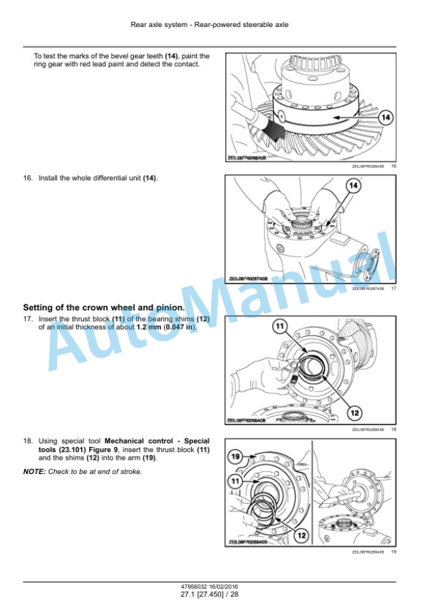 New Holland FR480, FR550, FR650, FR780 Tier 4B Final, FR850 Tier 2 Forage Harvester Service Manual 47985289 3 New Holland FR480, FR550, FR650, FR780 Tier 4B Final, FR850 Tier 2 Forage Harvester Service Manual 47985289 - Image 3