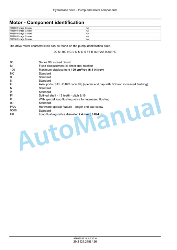 New Holland FR480, FR550, FR650, FR780 Tier 4B Final, FR850 Tier 2 Forage Harvester Service Manual 47985289 4 New Holland FR480, FR550, FR650, FR780 Tier 4B Final, FR850 Tier 2 Forage Harvester Service Manual 47985289 - Image 4