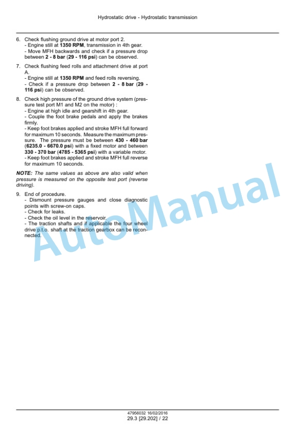 New Holland FR480, FR550, FR650, FR780 Tier 4B Final, FR850 Tier 2 Forage Harvester Service Manual 47985289 5 New Holland FR480, FR550, FR650, FR780 Tier 4B Final, FR850 Tier 2 Forage Harvester Service Manual 47985289 - Image 5