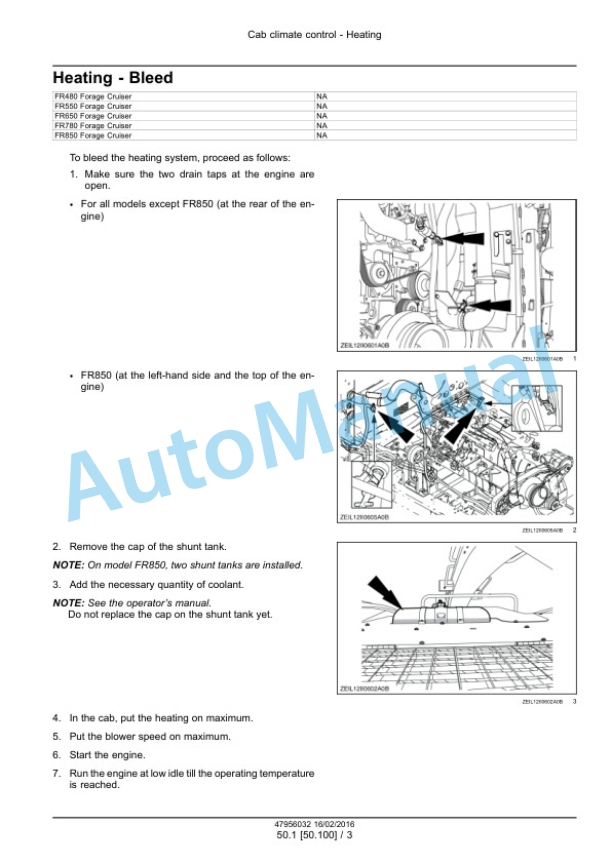 New Holland FR480, FR550, FR650, FR780 Tier 4B Final, FR850 Tier 2 Forage Harvester Service Manual 47985291 4 New Holland FR480, FR550, FR650, FR780 Tier 4B Final, FR850 Tier 2 Forage Harvester Service Manual 47985291 - Image 4