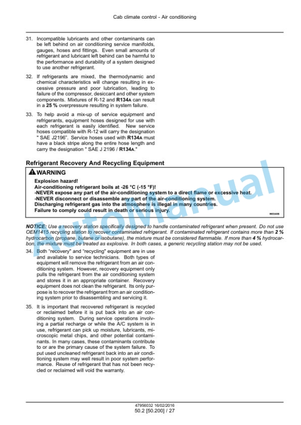 New Holland FR480, FR550, FR650, FR780 Tier 4B Final, FR850 Tier 2 Forage Harvester Service Manual 47985291 5 New Holland FR480, FR550, FR650, FR780 Tier 4B Final, FR850 Tier 2 Forage Harvester Service Manual 47985291 - Image 5