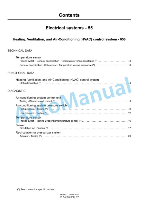 New Holland FR480, FR550, FR650, FR780 Tier 4B Final, FR850 Tier 2 Forage Harvester Service Manual 47985294 4 New Holland FR480, FR550, FR650, FR780 Tier 4B Final, FR850 Tier 2 Forage Harvester Service Manual 47985294 - Image 4