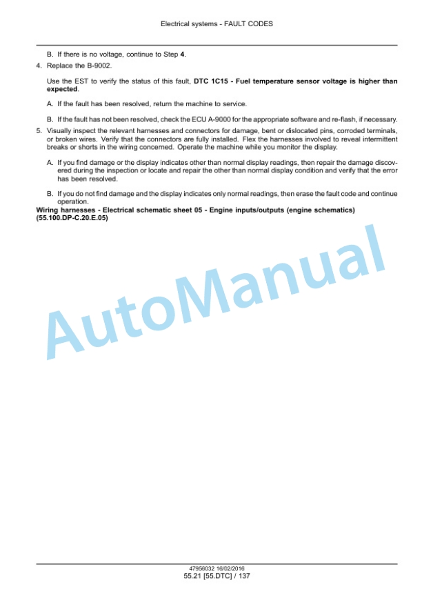 New Holland FR480, FR550, FR650, FR780 Tier 4B Final, FR850 Tier 2 Forage Harvester Service Manual 47985295 3 New Holland FR480, FR550, FR650, FR780 Tier 4B Final, FR850 Tier 2 Forage Harvester Service Manual 47985295-3