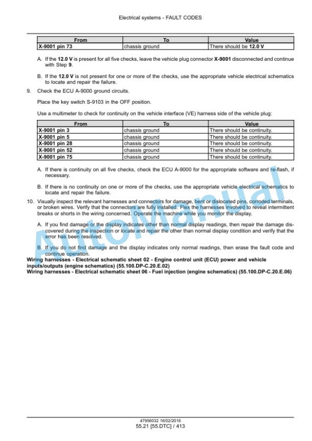 New Holland FR480, FR550, FR650, FR780 Tier 4B Final, FR850 Tier 2 Forage Harvester Service Manual 47985296 2 New Holland FR480, FR550, FR650, FR780 Tier 4B Final, FR850 Tier 2 Forage Harvester Service Manual 47985296-2