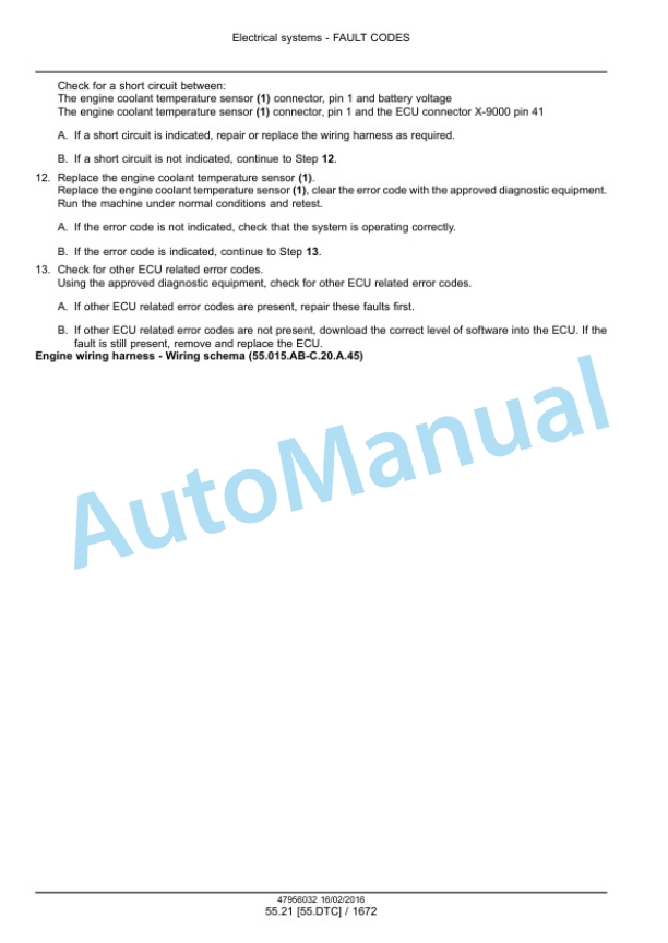 New Holland FR480, FR550, FR650, FR780 Tier 4B Final, FR850 Tier 2 Forage Harvester Service Manual 47985299 5 New Holland FR480, FR550, FR650, FR780 Tier 4B Final, FR850 Tier 2 Forage Harvester Service Manual 47985299-5