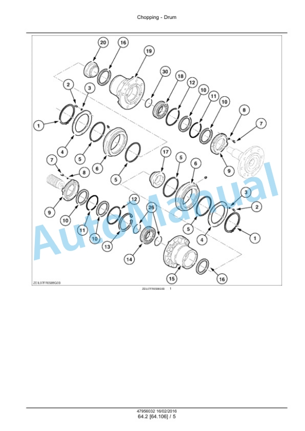 New Holland FR480, FR550, FR650, FR780 Tier 4B Final, FR850 Tier 2 Forage Harvester Service Manual 47985300 3 New Holland FR480, FR550, FR650, FR780 Tier 4B Final, FR850 Tier 2 Forage Harvester Service Manual 47985300 - Image 3