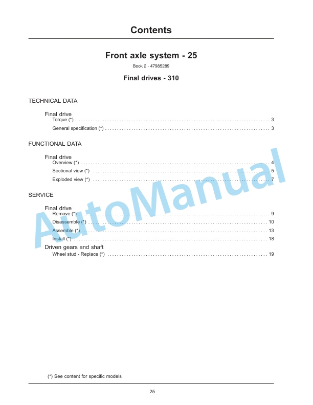 New Holland FR480, FR550, FR650, FR780 Tier 4B Final, FR850 Tier 2 Forage Harvester Service Manual 47985301 2 New Holland FR480, FR550, FR650, FR780 Tier 4B Final, FR850 Tier 2 Forage Harvester Service Manual 47985301-2