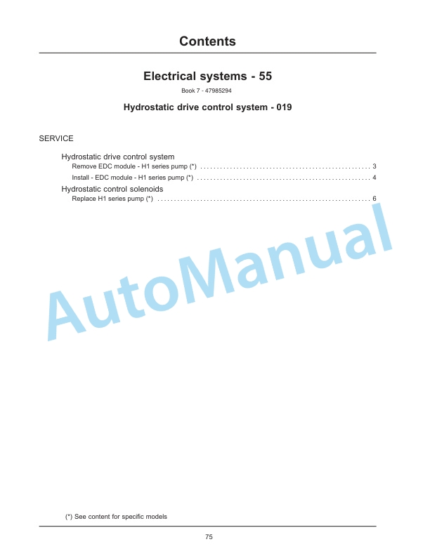 New Holland FR480, FR550, FR650, FR780 Tier 4B Final, FR850 Tier 2 Forage Harvester Service Manual 47985301 4 New Holland FR480, FR550, FR650, FR780 Tier 4B Final, FR850 Tier 2 Forage Harvester Service Manual 47985301-4