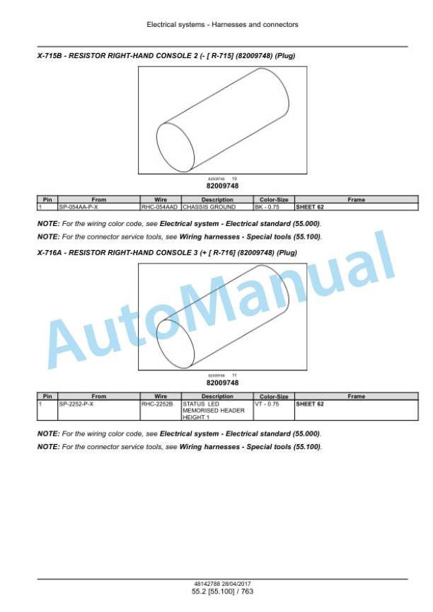 New Holland FR480, FR550, FR650, FR780 Tier 4B Final, FR850 Tier 2 Forage Harvester Service Manual 48142788 3 New Holland FR480, FR550, FR650, FR780 Tier 4B Final, FR850 Tier 2 Forage Harvester Service Manual 48142788 - Image 3