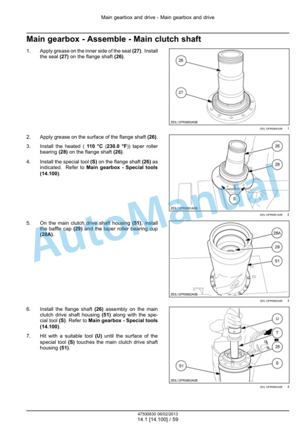 New Holland FR9040, FR9050, FR9060, FR9080, FR9090 Forage Harvester Service Manual 47500831 4 New Holland FR9040, FR9050, FR9060, FR9080, FR9090 Forage Harvester Service Manual 47500831 - Image 4