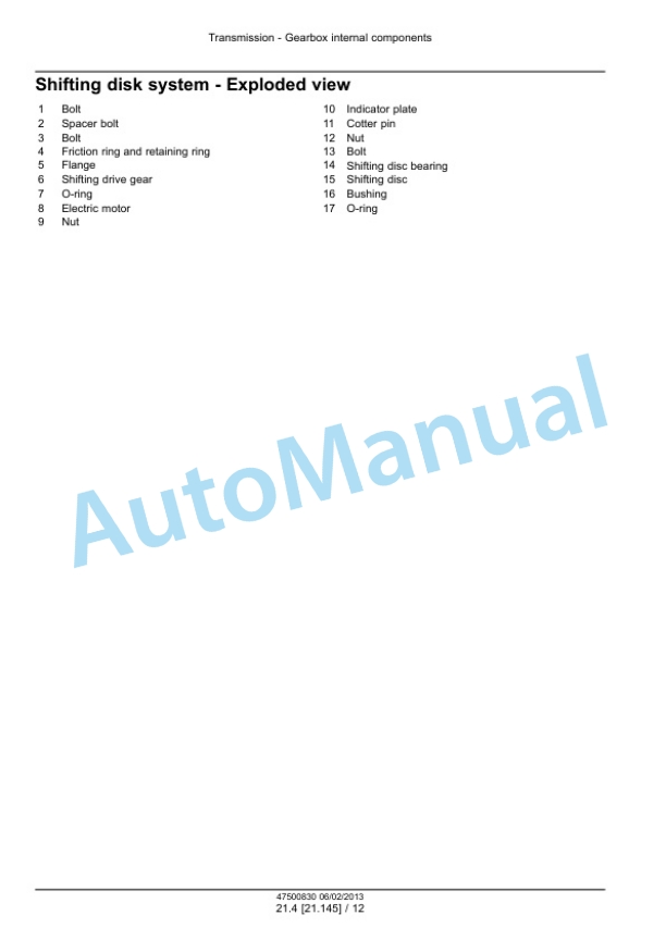 New Holland FR9040, FR9050, FR9060, FR9080, FR9090 Forage Harvester Service Manual 47500831 5 New Holland FR9040, FR9050, FR9060, FR9080, FR9090 Forage Harvester Service Manual 47500831 - Image 5
