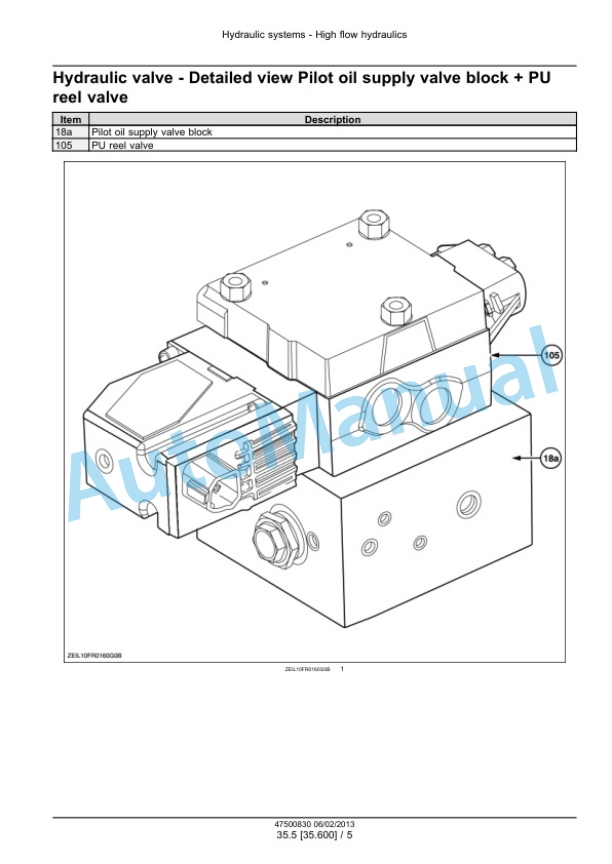 New Holland FR9040, FR9050, FR9060, FR9080, FR9090 Forage Harvester Service Manual 47500833 3 New Holland FR9040, FR9050, FR9060, FR9080, FR9090 Forage Harvester Service Manual 47500833 - Image 3