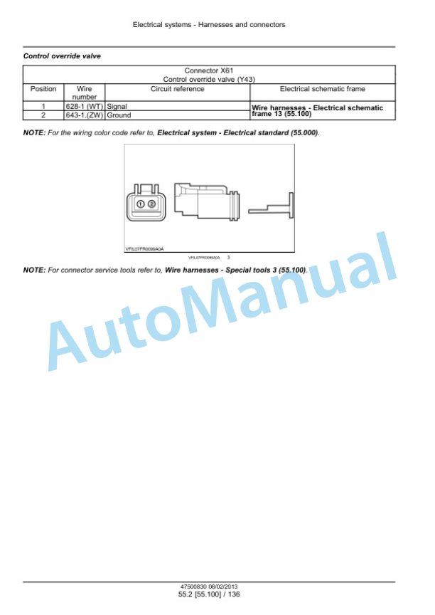 New Holland FR9040, FR9050, FR9060, FR9080, FR9090 Forage Harvester Service Manual 47500834 4 New Holland FR9040, FR9050, FR9060, FR9080, FR9090 Forage Harvester Service Manual 47500834-4