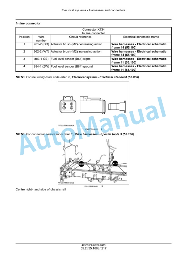 New Holland FR9040, FR9050, FR9060, FR9080, FR9090 Forage Harvester Service Manual 47500834 5 New Holland FR9040, FR9050, FR9060, FR9080, FR9090 Forage Harvester Service Manual 47500834-5
