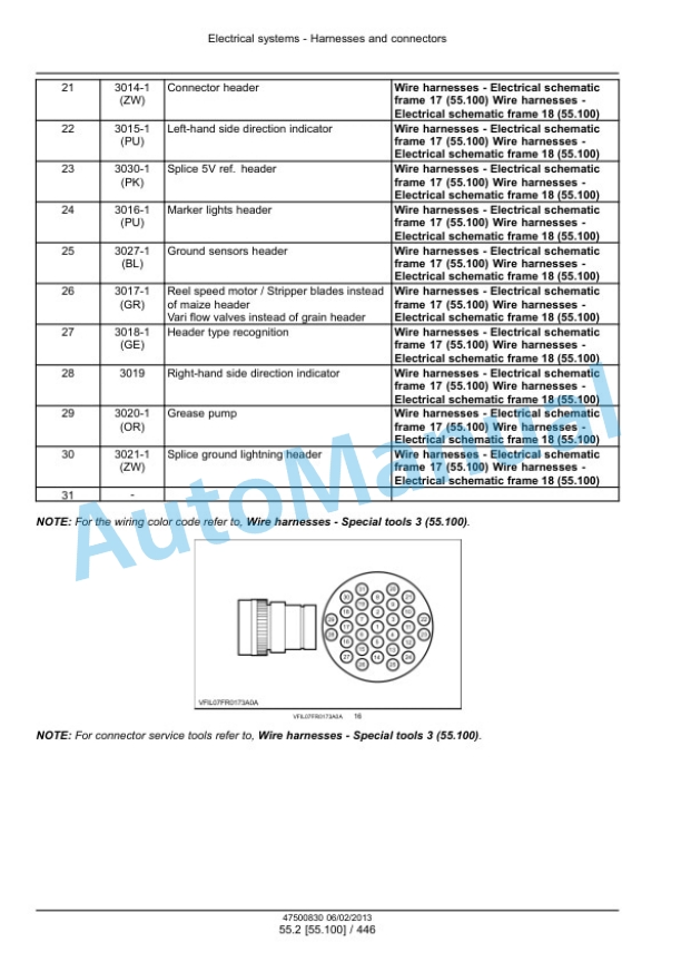 New Holland FR9040, FR9050, FR9060, FR9080, FR9090 Forage Harvester Service Manual 47500835 4 New Holland FR9040, FR9050, FR9060, FR9080, FR9090 Forage Harvester Service Manual 47500835-4