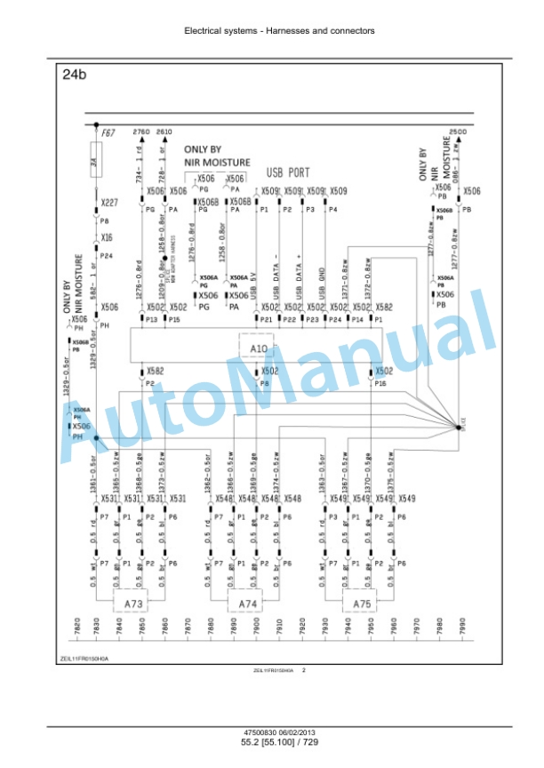 New Holland FR9040, FR9050, FR9060, FR9080, FR9090 Forage Harvester Service Manual 47500836 4 New Holland FR9040, FR9050, FR9060, FR9080, FR9090 Forage Harvester Service Manual 47500836-4