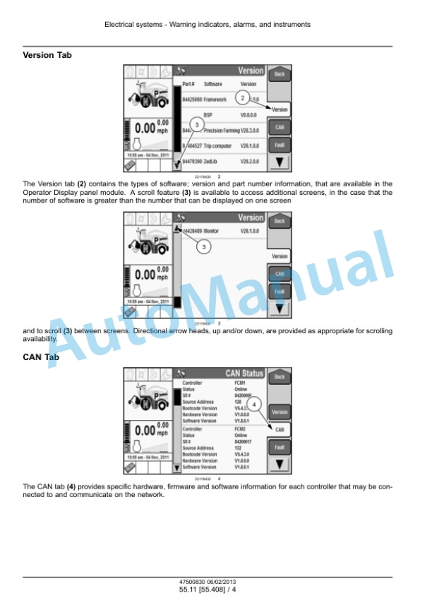 New Holland FR9040, FR9050, FR9060, FR9080, FR9090 Forage Harvester Service Manual 47500837 4 New Holland FR9040, FR9050, FR9060, FR9080, FR9090 Forage Harvester Service Manual 47500837 - Image 4