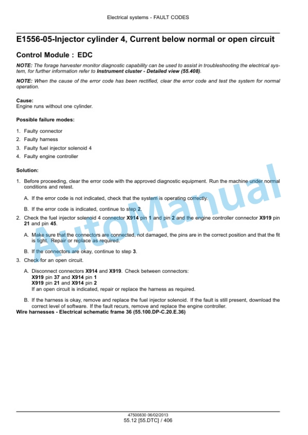 New Holland FR9040, FR9050, FR9060, FR9080, FR9090 Forage Harvester Service Manual 47500839 2 New Holland FR9040, FR9050, FR9060, FR9080, FR9090 Forage Harvester Service Manual 47500839-2