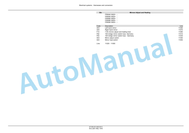 New Holland FR9040, FR9050, FR9060, FR9080, FR9090 Forage Harvester Service Manual 87725913D 4 New Holland FR9040, FR9050, FR9060, FR9080, FR9090 Forage Harvester Service Manual 87725913D - Image 4