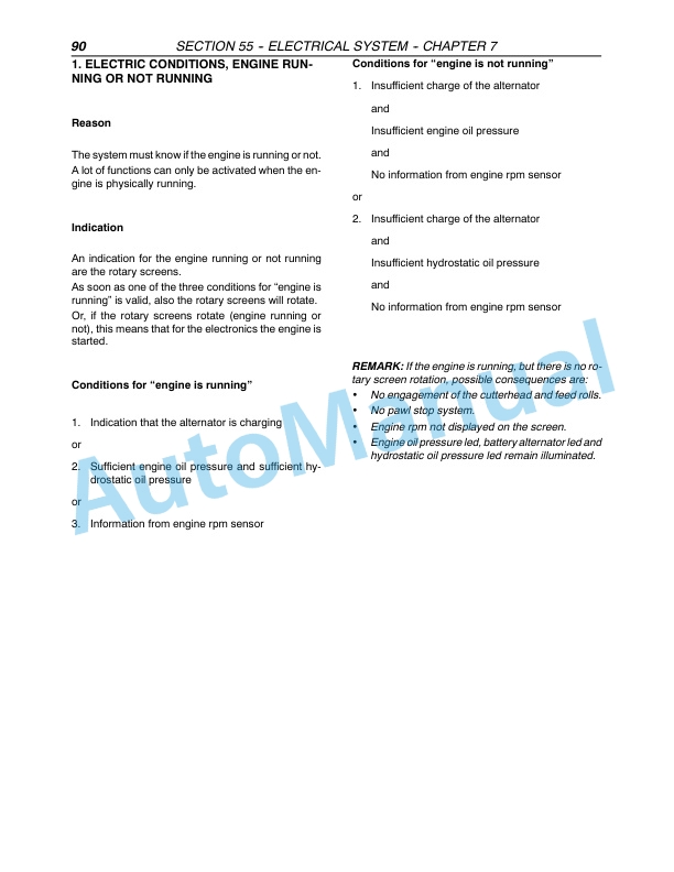 New Holland FX25, FX45, FX28, FX38, FX48, FX58 Forage Harvester Repair Manual 87051244 4 New Holland FX25, FX45, FX28, FX38, FX48, FX58 Forage Harvester Repair Manual 87051244-4
