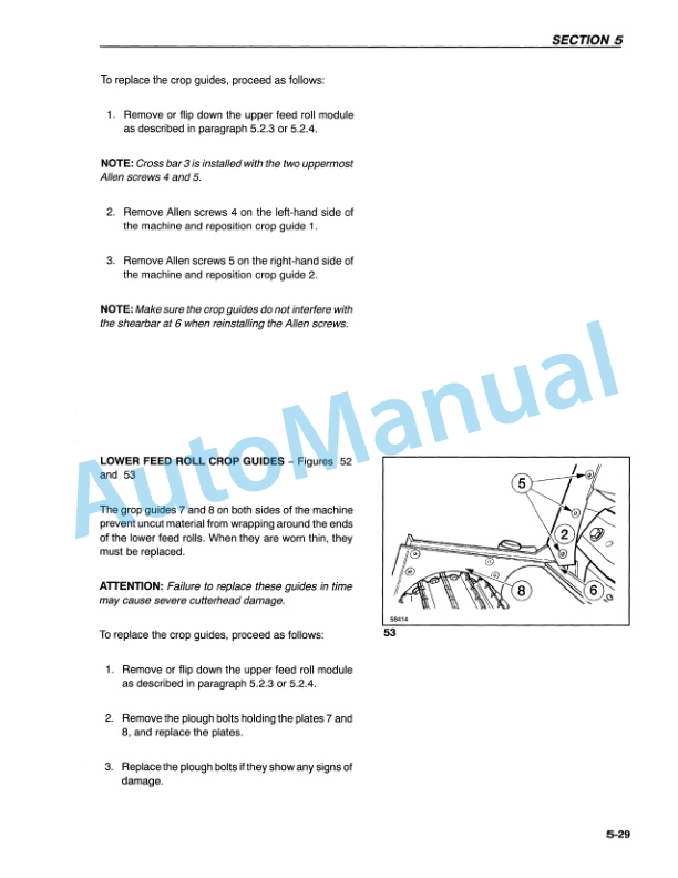 New Holland FX28, FX58 Operation and Maintenance Manual 86589770 4 New Holland FX28, FX58 Operation and Maintenance Manual 86589770-4