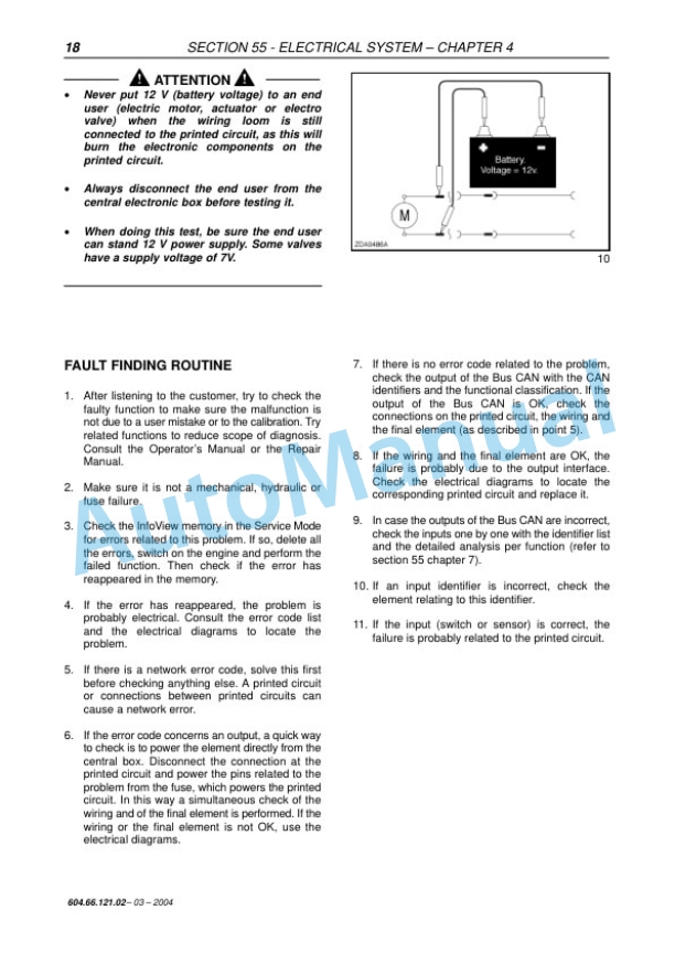 New Holland FX30, FX40, FX50, FX60 Forage Harvester Repair Manual 6046612100 5 New Holland FX30, FX40, FX50, FX60 Forage Harvester Repair Manual 6046612100 - Image 5