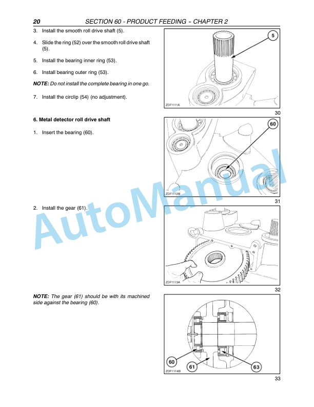 New Holland FX30, FX40, FX50, FX60 Forage Harvester Repair Manual 87342126 3 New Holland FX30, FX40, FX50, FX60 Forage Harvester Repair Manual 87342126-3