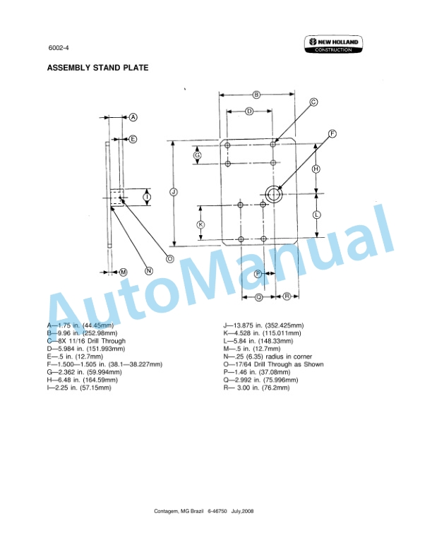 New Holland G140VP, G170VP, G170VPAWD, G200, G200AWD Tier 3 Grader Repair Manual 71114195NA 2 New Holland G140VP, G170VP, G170VPAWD, G200, G200AWD Tier 3 Grader Repair Manual 71114195NA-2