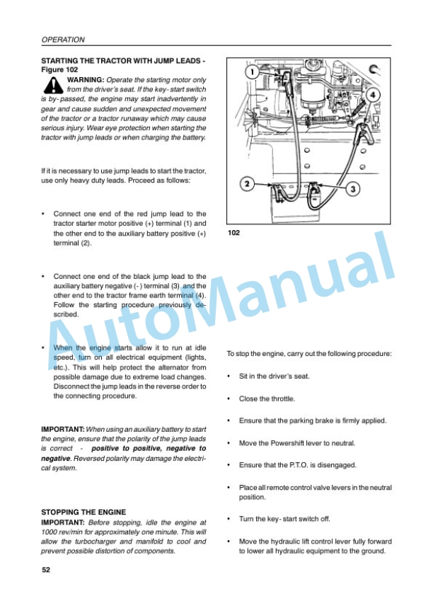 New Holland G170, G190, G210, G240 Operation and Maintenance Manual 6036433100 3 New Holland G170, G190, G210, G240 Operation and Maintenance Manual 6036433100-3