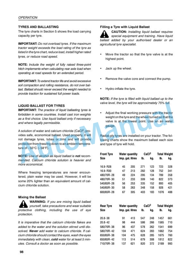 New Holland G170, G190, G210, G240 Operation and Maintenance Manual 6036433100 4 New Holland G170, G190, G210, G240 Operation and Maintenance Manual 6036433100-4