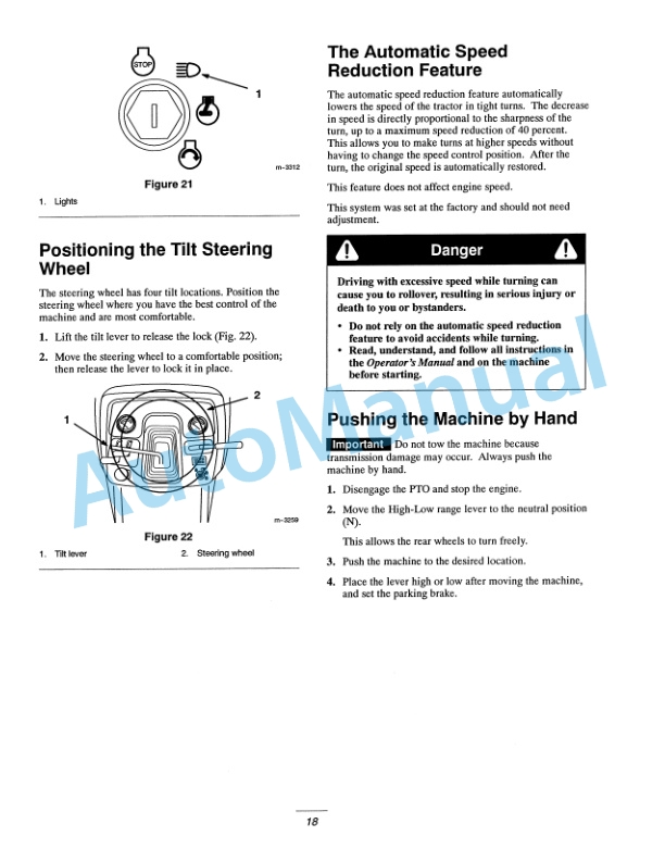 New Holland GT18 Garden Tractor Operation and Maintenance Manual 86617776 3 New Holland GT18 Garden Tractor Operation and Maintenance Manual 86617776-3