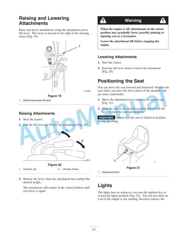 New Holland GT20A, GT22A Garden Tractor Operation and Maintenance Manual 87059743 3 New Holland GT20A, GT22A Garden Tractor Operation and Maintenance Manual 87059743-3