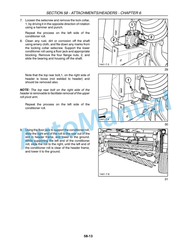 New Holland H7460, H7560 Service Manual 84207371-5