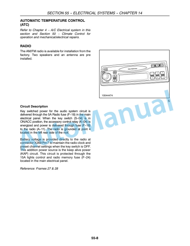 New Holland H8040 Seft-Propelled Windrower Repair Manual 87742976 5 New Holland H8040 Seft-Propelled Windrower Repair Manual 87742976 - Image 5