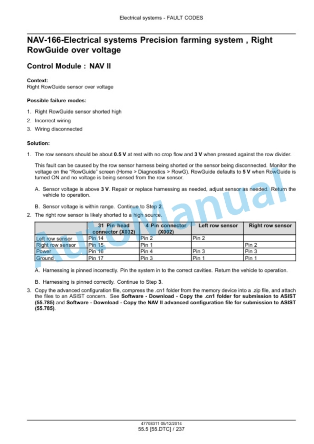 New Holland IntelliView III, IntelliView IV, IntelliView Plus II Autoguidance and Navigation Service Manual 47708311 4 New Holland IntelliView III, IntelliView IV, IntelliView Plus II Autoguidance and Navigation Service Manual 47708311-4