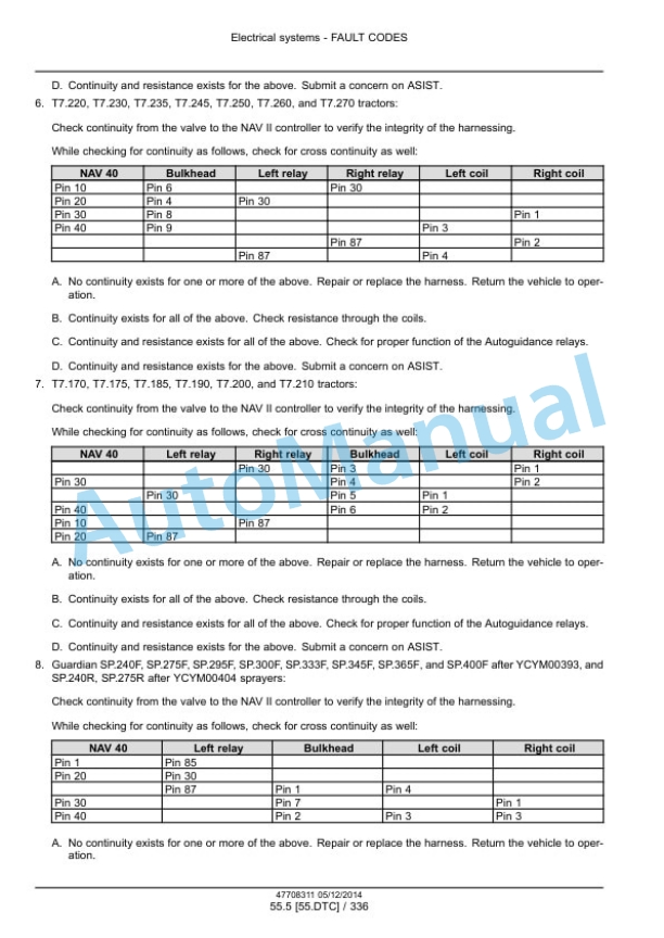 New Holland IntelliView III, IntelliView IV, IntelliView Plus II Autoguidance and Navigation Service Manual 47708311 5 New Holland IntelliView III, IntelliView IV, IntelliView Plus II Autoguidance and Navigation Service Manual 47708311-5